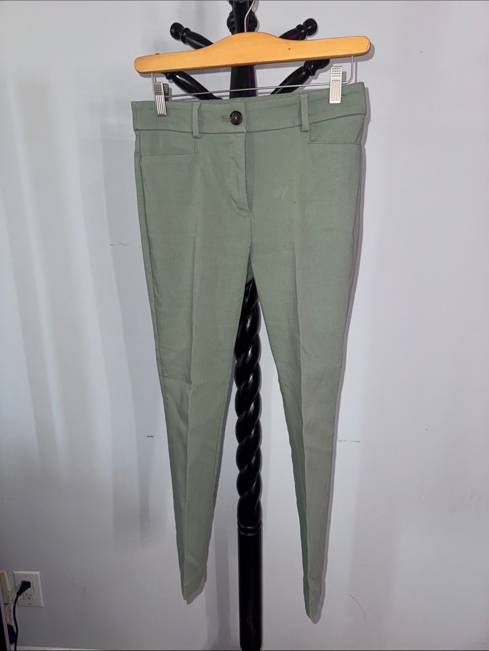 LOFT Slim Skinny Pants in Sage Green 17.1.B.3
